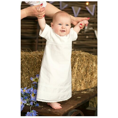 фото Рубашка alivia kids размер 18-24 мес, белый