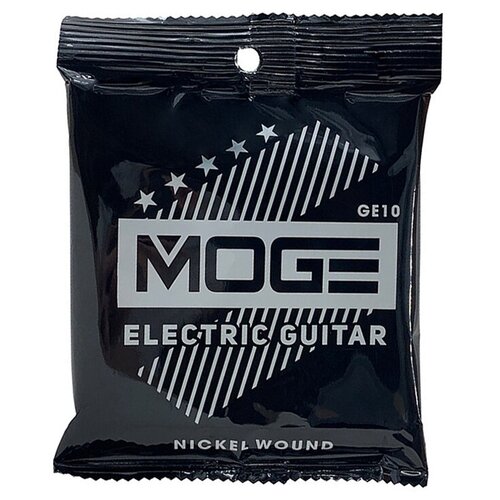 Струны MOGE GE10 Nickel Wound Custom Light 10-46, для электрогитары