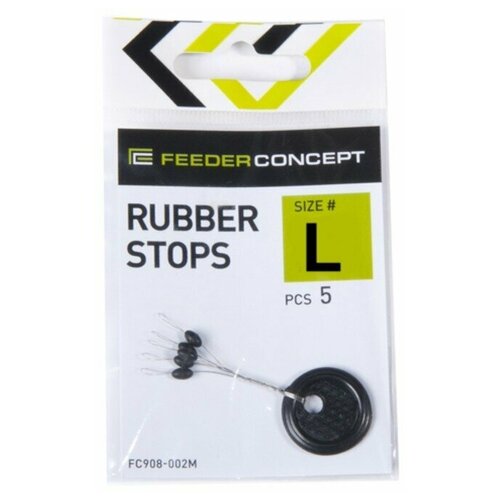Стопоры резиновые Feeder Concept RUBBER STOPS р.003L 5шт. стопоры резиновые feeder concept rubber stops размер 001s 5шт