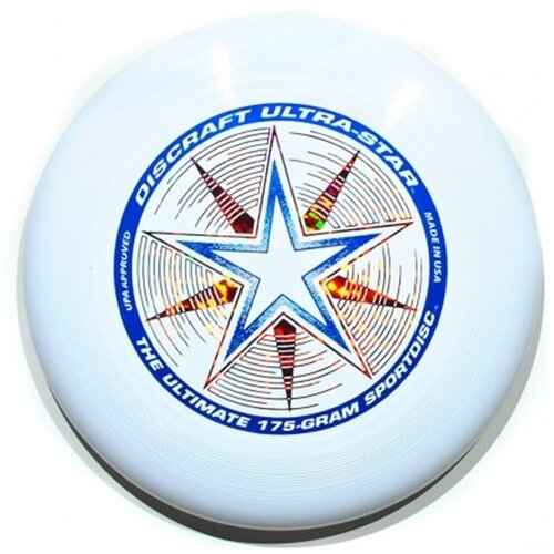 Диск Фрисби Discraft Ultra-Star белый (175 гр.)