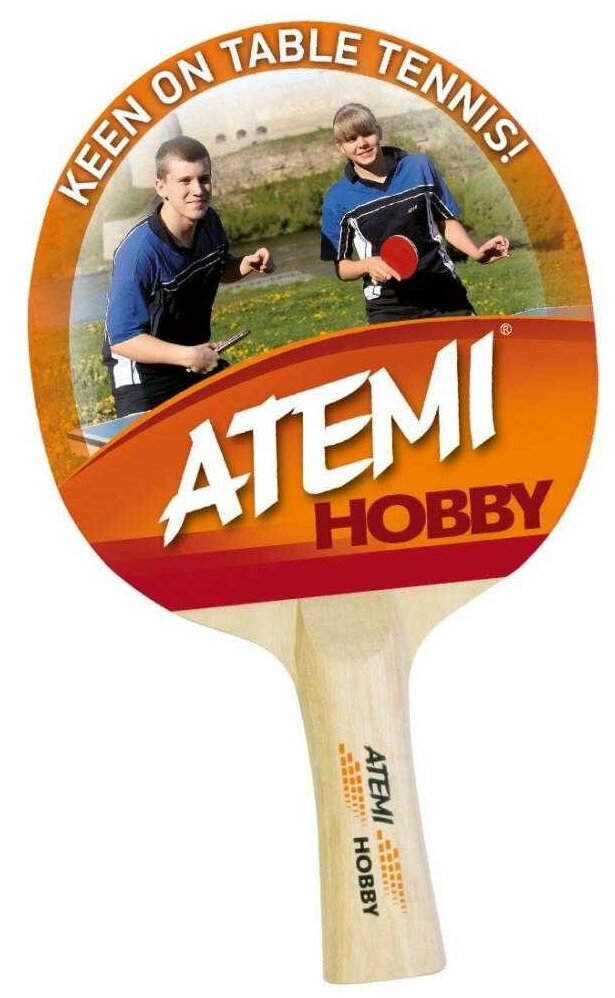 Ракетка для настольного тенниса Atemi Hobby Atemi 3843304 .