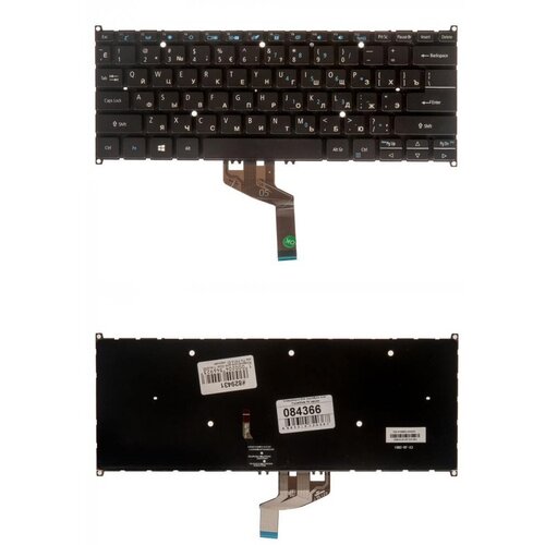 Keyboard / Клавиатура для ноутбука Acer TravelMate P4 P414-51 черная клавиатура для ноутбука acer travelmate p4 p414 51 черная
