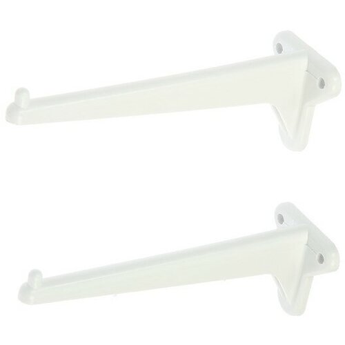 Кронштейн для умывальника, пластиковый, 24 см (2 шт)