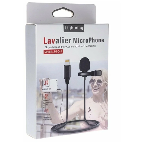 Микрофон петличный Lavalier JH-041 Lightning