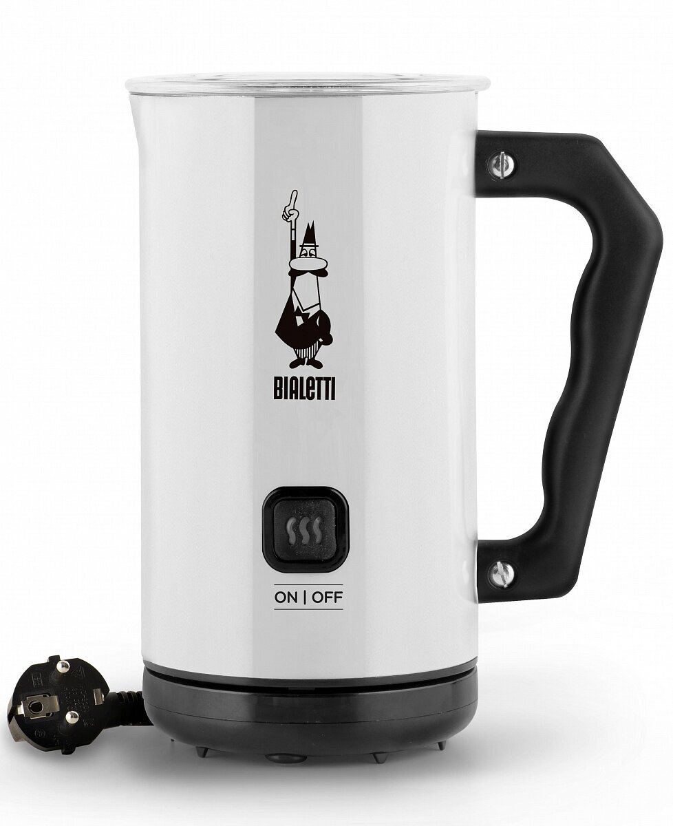 Вспениватель молока Bialetti MKF02 4432 500 Вт 240 мл для капучино и латте белый