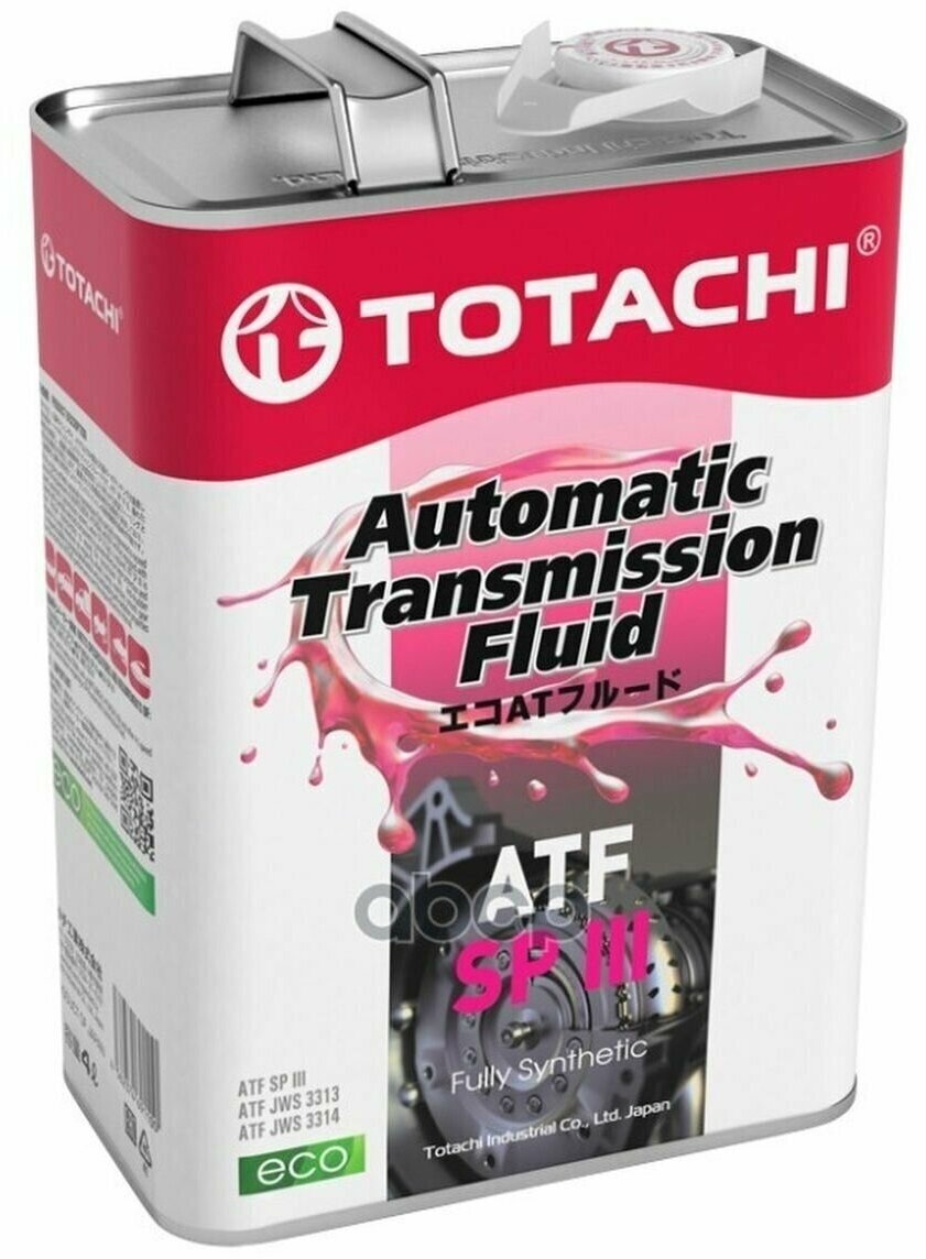 Жидкость для АКПП TOTACHI ATF SPIII, 1 л - фото №2