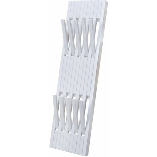 Вешалка для одежды настенная Пиафорте на 10 крючков 120х33 см вешалка деревянная из массива сосны в прихожую белая 5900₽