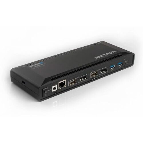 Док-станция WAVLINK USB-Camp;USB3.0 Ultra 5K(Dual 4K)Universal with 100W PowerDelivery Include 20V/6.5A Power Adapter/ 4xUSB3.0/2xUSB-C/2xDP 4K 60HZ/2xHDMI 4K 60HZ/1xGigabit LAN/1xAudio In/Out (WL-UG69PD2 PRO)