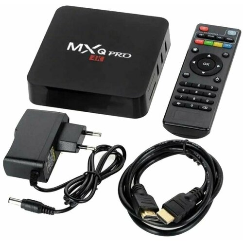 tv приставка mxq 4k rk3229 1gb 8gb Смарт ТВ приставка цифрового телевидения Smart TV Box MXQ Pro 4K 5G / Андроид / ТВ бокс, медиаплеер, для дома и дачи с HDMI и Wi-Fi на Android