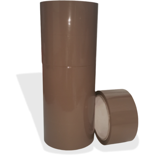 Клейкая коричневая лента 6 шт в упаковке 48 мм 50 м трансфер лента клеевая двухстороний скотч 6 мм упаковка 20 метров