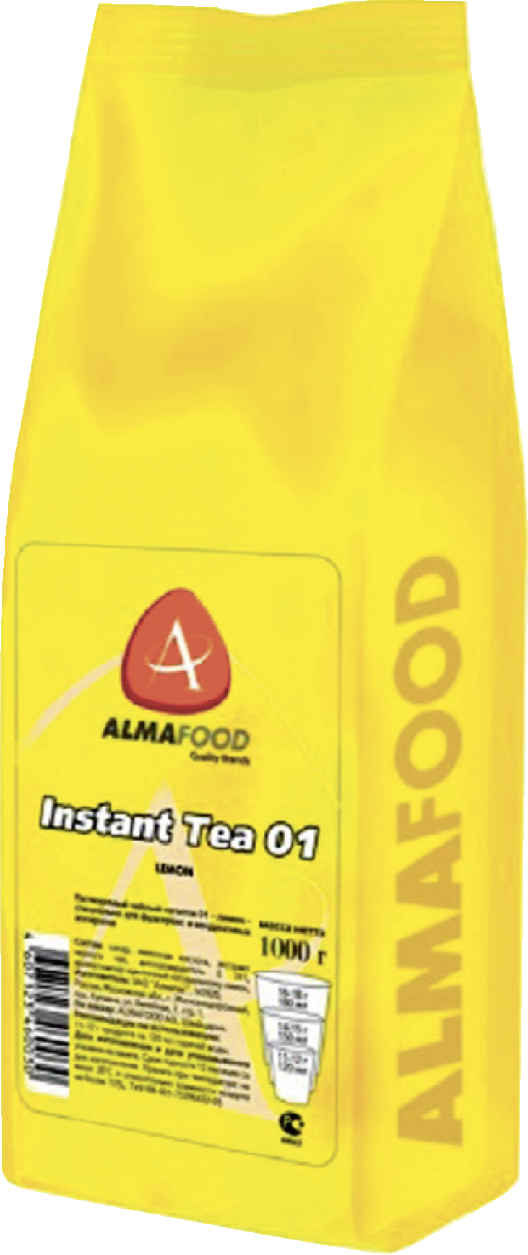 Чайный напиток Almafood Instant Tea 01 Lemon растворимый, 1 кг, 1 пак. - фотография № 6