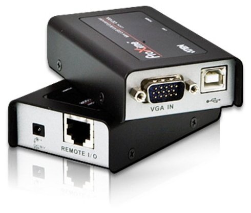 Удлинитель ATEN USB VGA Cat 5 Mini KVM Extender (1280 x 1024@100m) (CE100-A7-G)