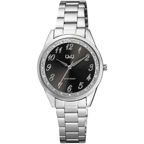Q&Q QC07-205 женские кварцевые наручные часы с кристаллами