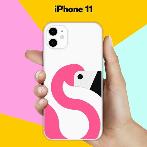 Силиконовый чехол на Apple iPhone 11 Фламинго / для Эпл Айфон 11 силиконовый чехол фламинго на apple iphone 11