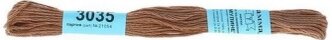 Мулине Gamma нитки для вышивания 0820-3070 8 м, 24 шт. 3035 светлый коричневый