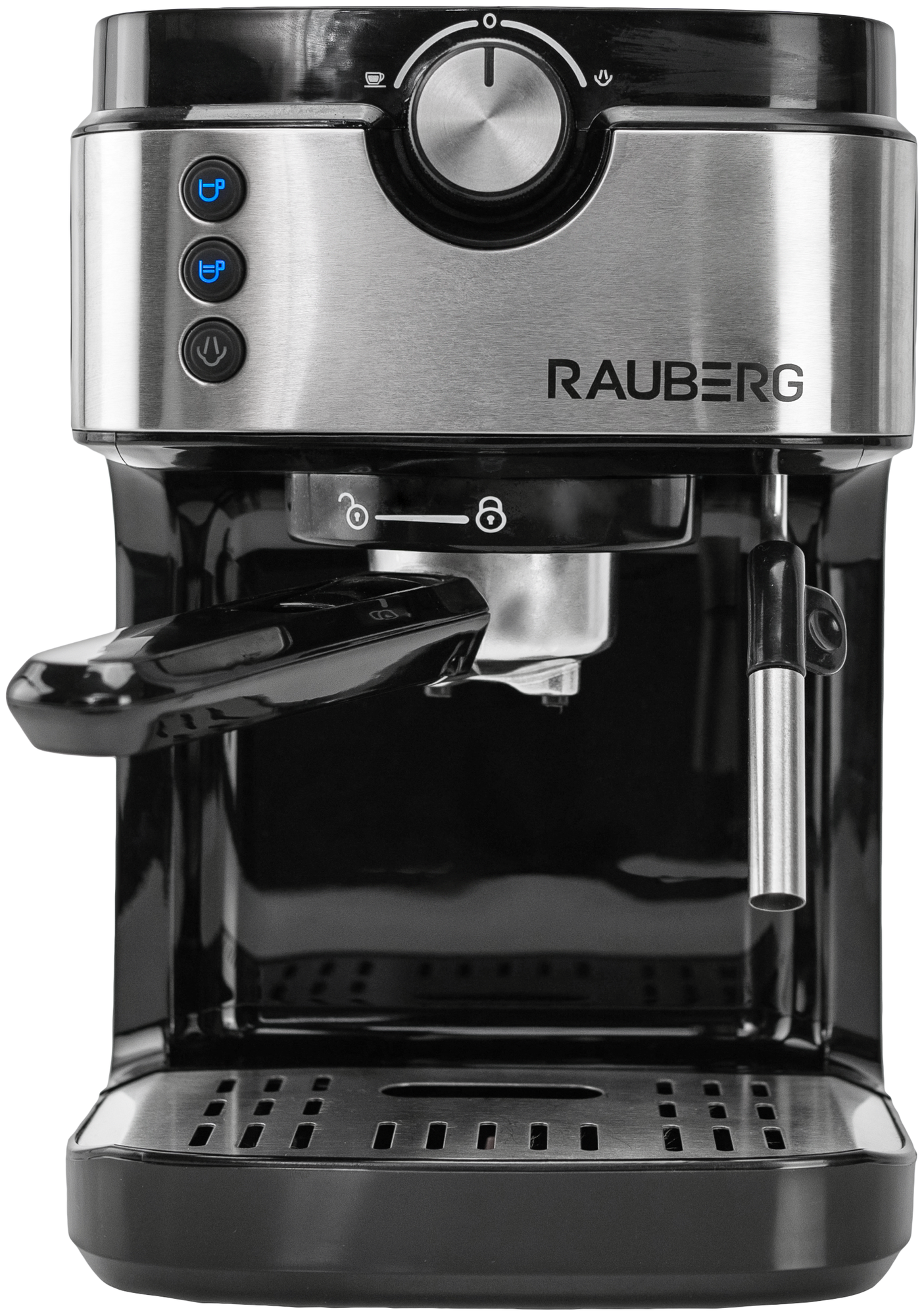 Кофеварка рожковая Rauberg RCM-050 электрическая, с капучинатором, для молотого кофе - фотография № 3