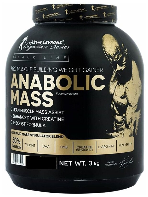 Гейнер Kevin Levrone Anabolic Mass, 3000 г, баунти