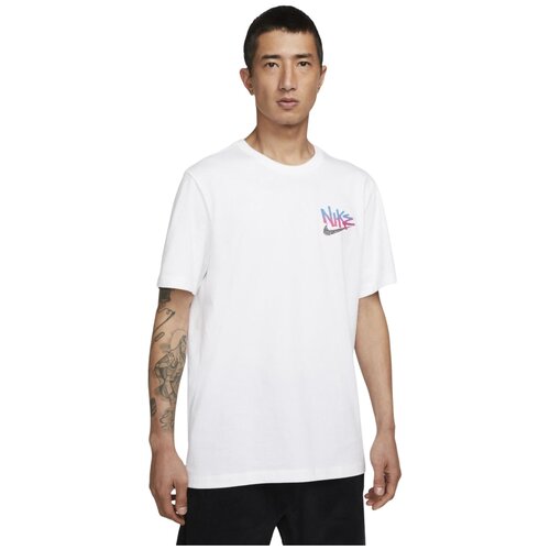 Футболка/Nike/DQ1407-100/M NSW SI 2 OPEN TEE 2/белый/S