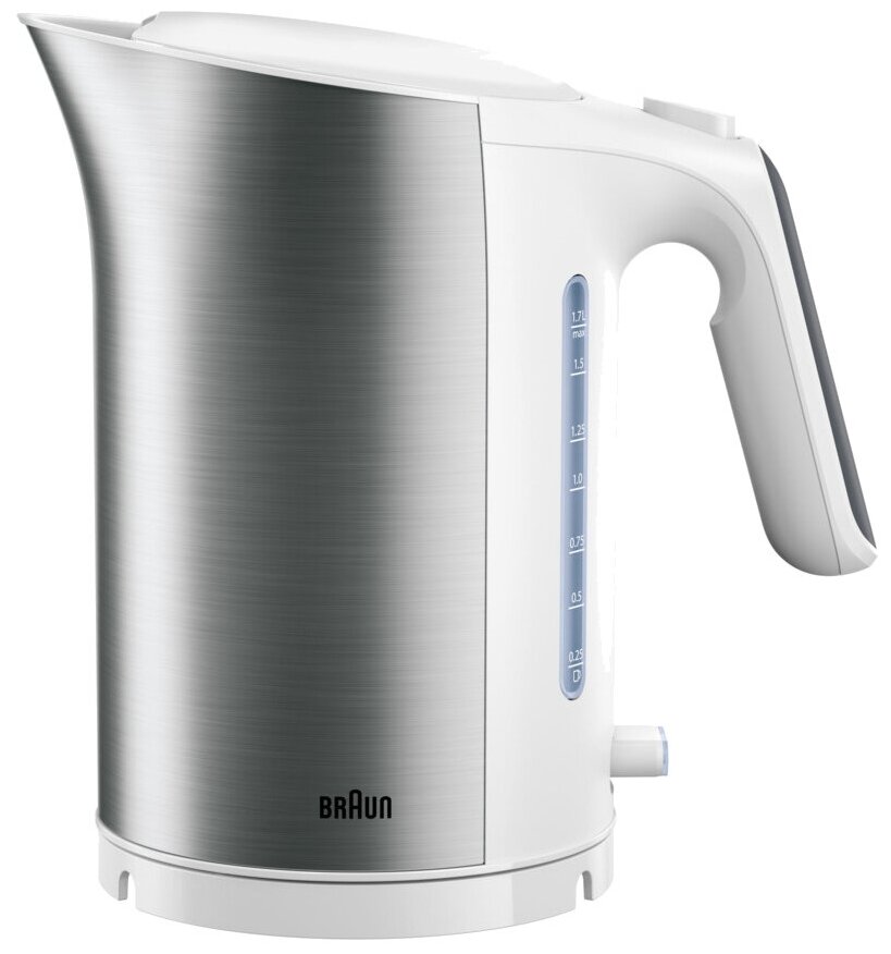 Чайник Braun WK 5100, белый/серебристый