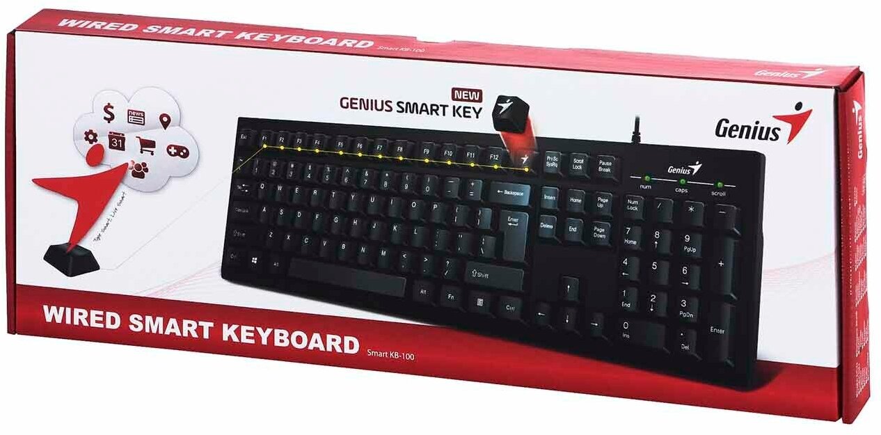 Клавиатура Genius Smart KB-100 Black USB