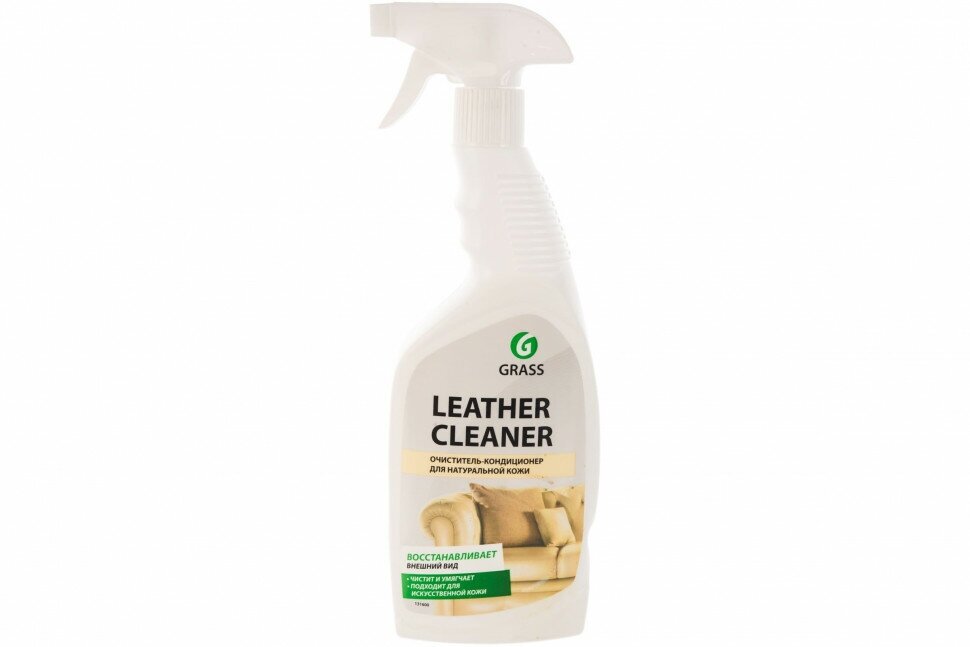 Очиститель-кондиционер для кожи Leather cleaner Grass, 600 мл - фотография № 6