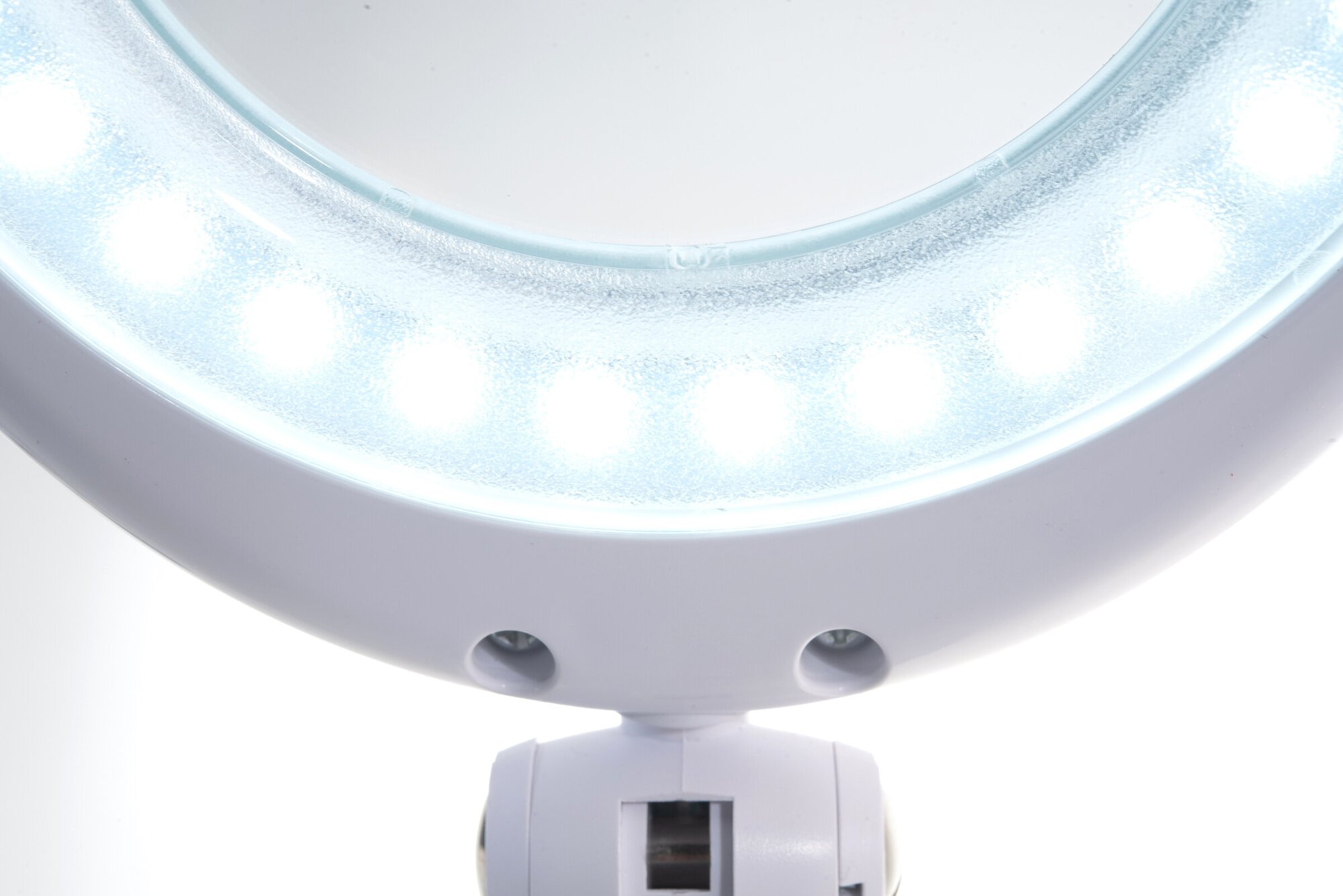 Лупа, Rexant ЛУПА настольная малая 3Х +доп.12Х с подсветкой 48 LED белая - фото №18