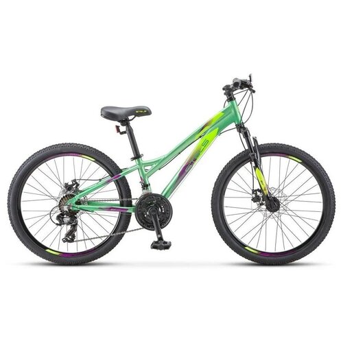 Stels Navigator 460 MD V010 (2023) Зеленый подростковый велосипед stels focus md 24 18 sp v010 2022 24 сине черный 130 150 см