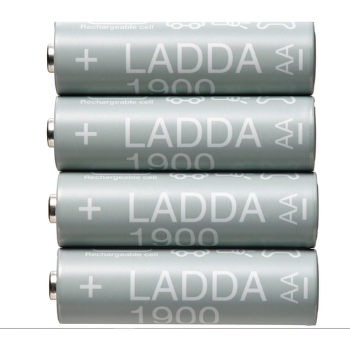 Аккумулятор 1900 мА·ч 1.2 В икеа LADDA HR06 AA, в упаковке: 4 шт.
