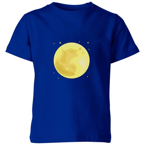 Детская футболка «Луна» (164, синий)