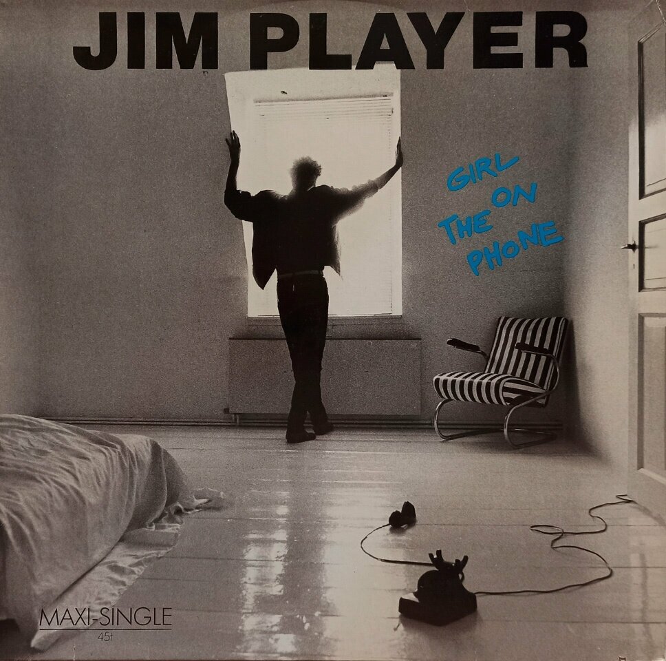 Jim Player. Girl On The Phone (Germany, 1985) Maxi-Single, 45 RPM, LP, NM