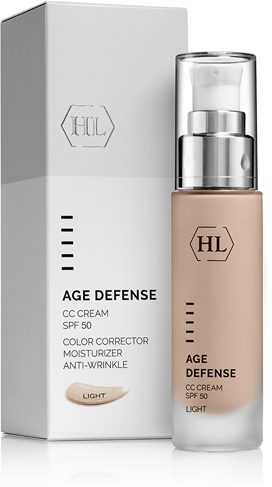 Holy Land AGE DEFENSE CC Cream Light SPF50 (Корректирующий крем, светлый оттенок, для всех типов кожи), 50 мл