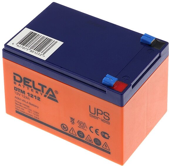 DELTA Battery DTM 1212 12В 12 А·ч - фото №5