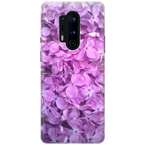 фото Силиконовый чехол на oneplus 8 pro / ванплюс 8 про с принтом "цветы серени" gosso