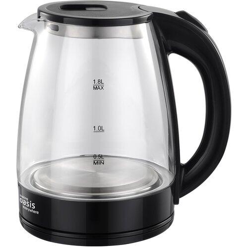 Чайник OASIS K-8GВ черный стекло 131000₽
