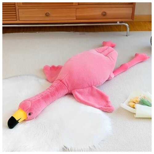 Мягкая игрушка подушка Фламинго 160 см мягкая игрушка подушка фламинго розовый 160 см
