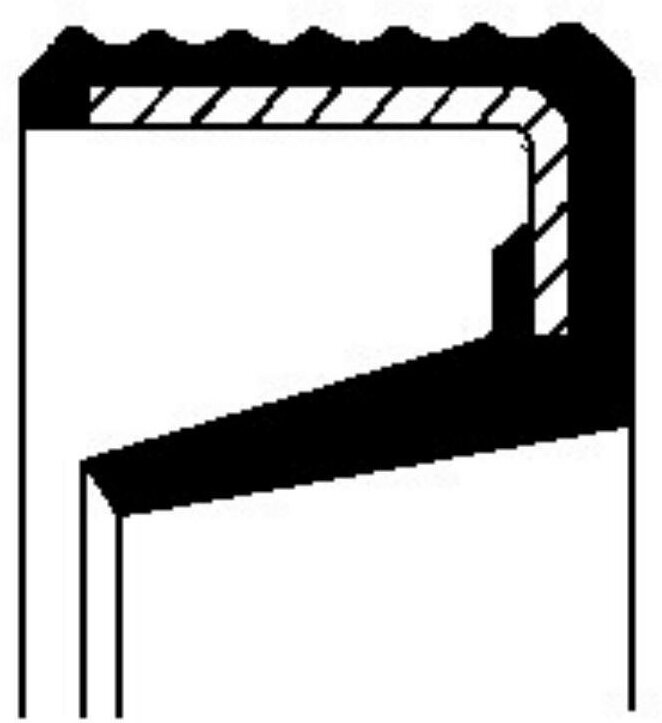 CORTECO 12015561B 120 155 61C_сальник 30x37x4 BAOFX7\RVI KERAX/MAGNUM/PREMIUM