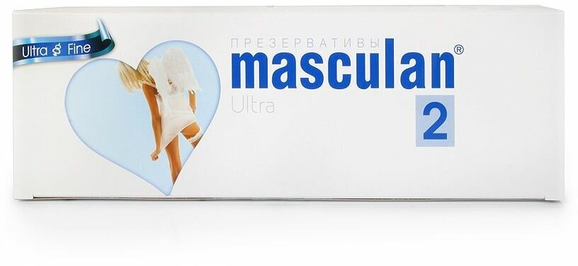 Ультратонкие презервативы Masculan Ultra 2 Fine с обильной смазкой - 150 шт. / Германия