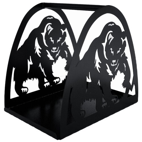 Дровница Медведь 40х30х38 см