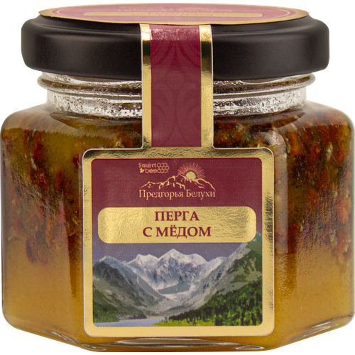 Перга с горным натуральным медом разнотравье Предгорья Белухи / Smart Bee, 140 гр