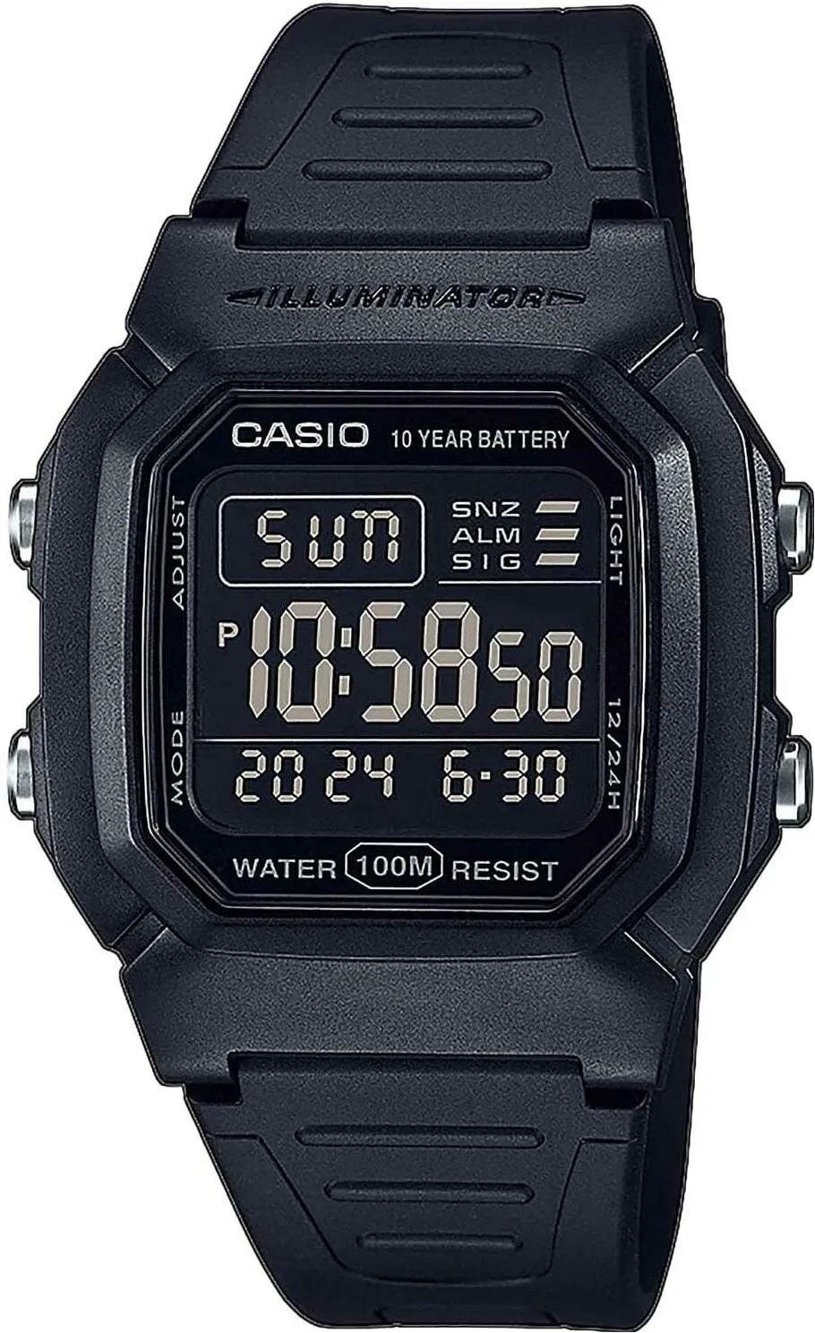 Наручные часы CASIO Collection W-800H-1BVES