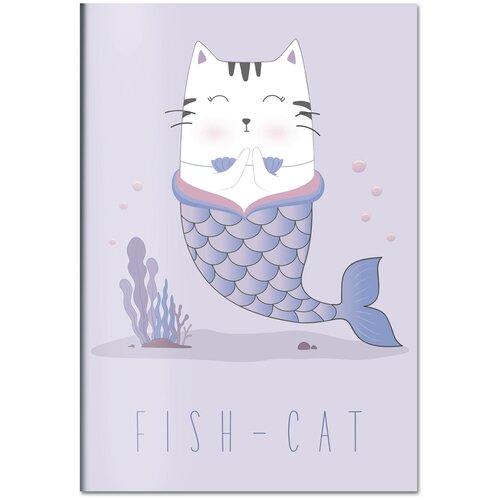 Fish-cat. Тетрадь общая. Тетради общие 48 л.