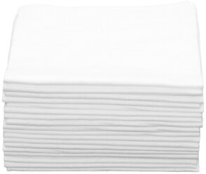 White Whale Полотенце 45*90 см пачка, 50 шт., цвет: белый