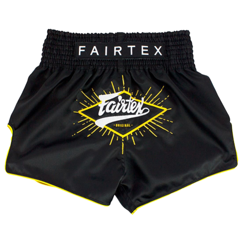 Трусы боксерские Fairtex, размер M, черный, золотой