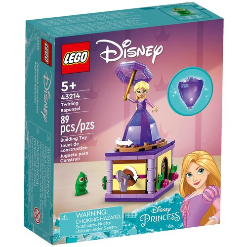 Конструктор LEGO Disney Princess 43214 Twirling Rapunzel, 89 дет. конструктор lego disney twirling rapunzel 89 дет 43214