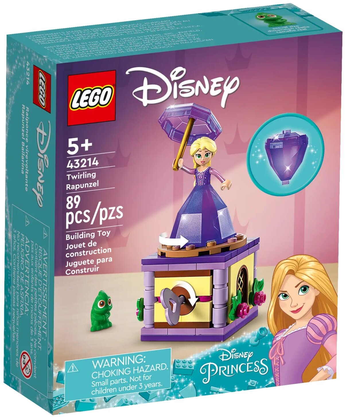 Конструктор LEGO Disney Princess 43214 Twirling Rapunzel, 89 дет.