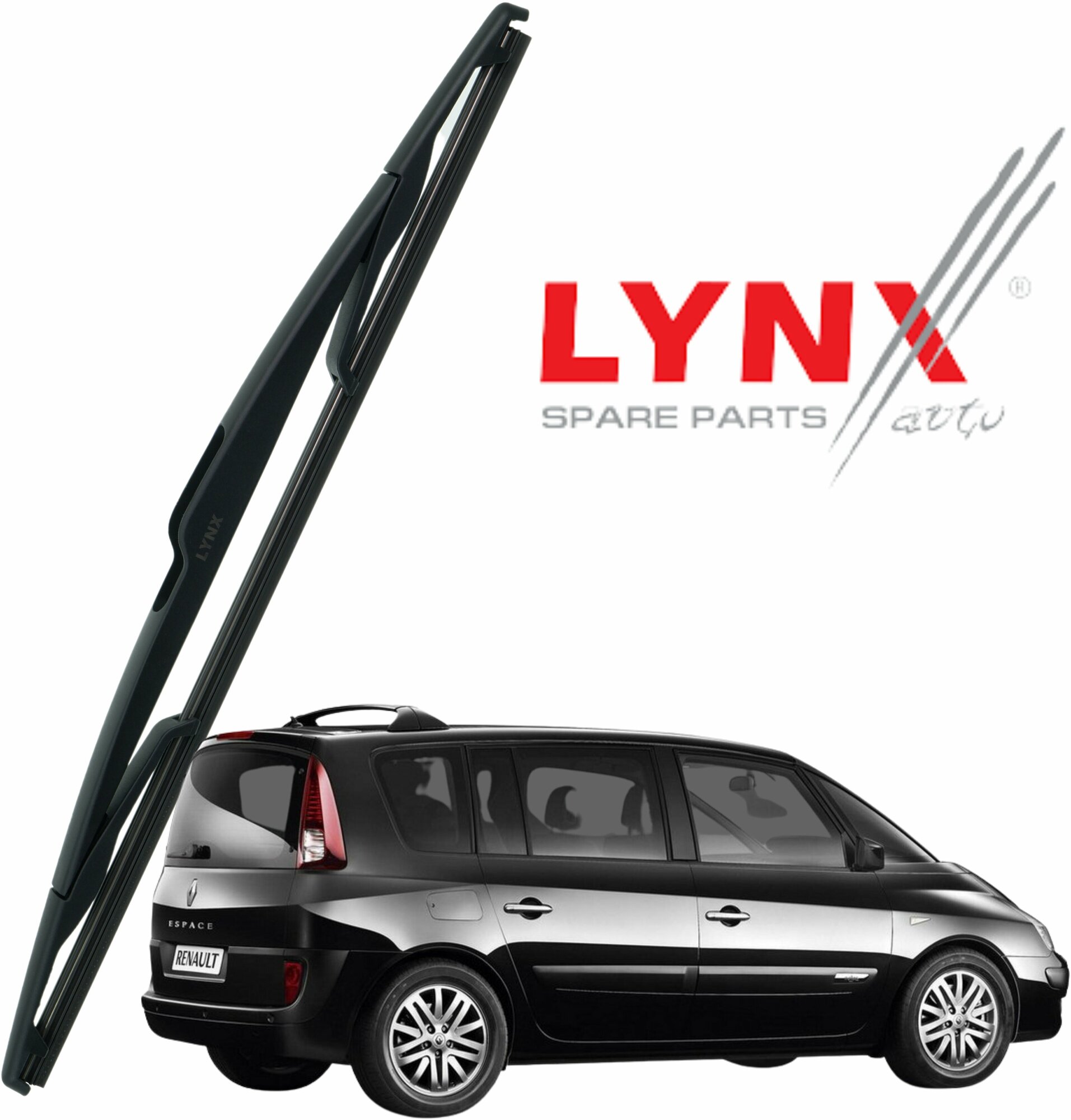 Дворник задний Renault Espace (4) / Рено Эспейс 2002-2007 2008 2009 2010 2011 2012 2013 2014 Щетка стеклоочистителя задняя, 350мм