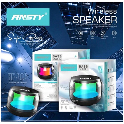 Колонка беспроводная Портативная акустика ANSTY HF-006 235900₽