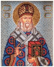 Набор для вышивания «Святой Лука Крымский», 12x14,5 см, Кроше (Радуга бисера)