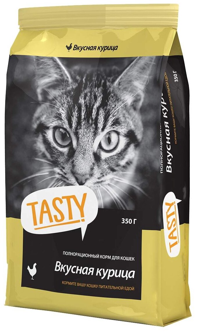 Корм для кошек TASTY Petfood с курицей 350г