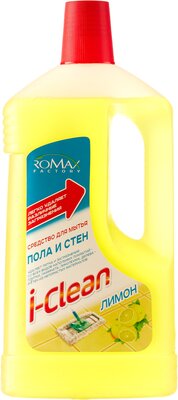 I-Clean Средство для мытья пола и стен Лимон, 1 л